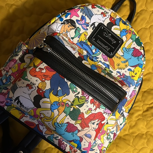 Loungefly Handbags - Disney Loungefly Retro Ariel Mini Backpack